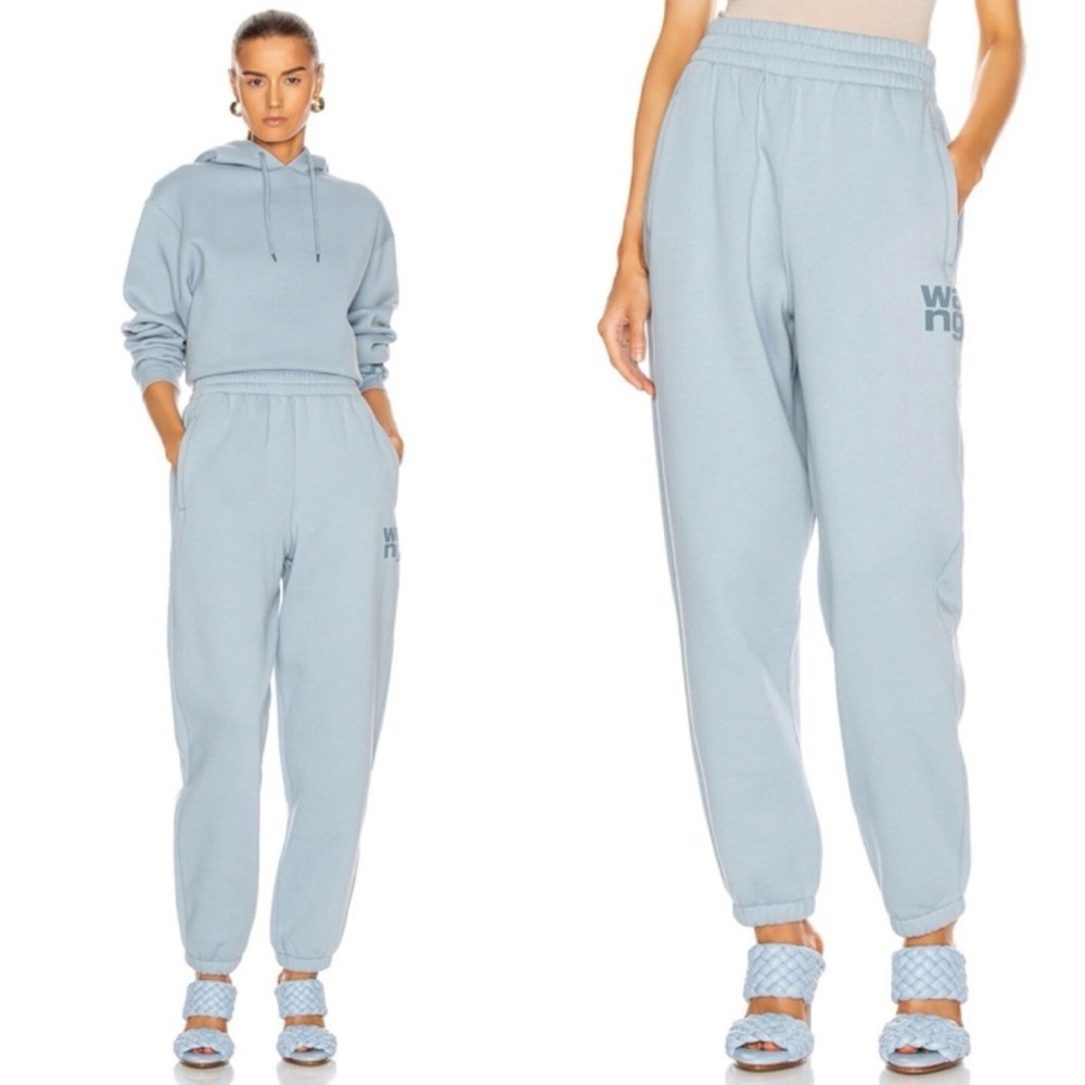 Alexander Wang Light Blue Track Pants